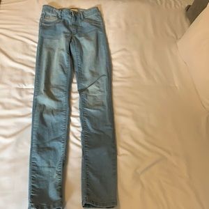 Blue skinny jeans, Retro high waist jegging, Size 00, Rarely worn